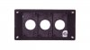 Płyta czołowa do montażu podtynkowego 3-otwory 22mm M22-E3 216544